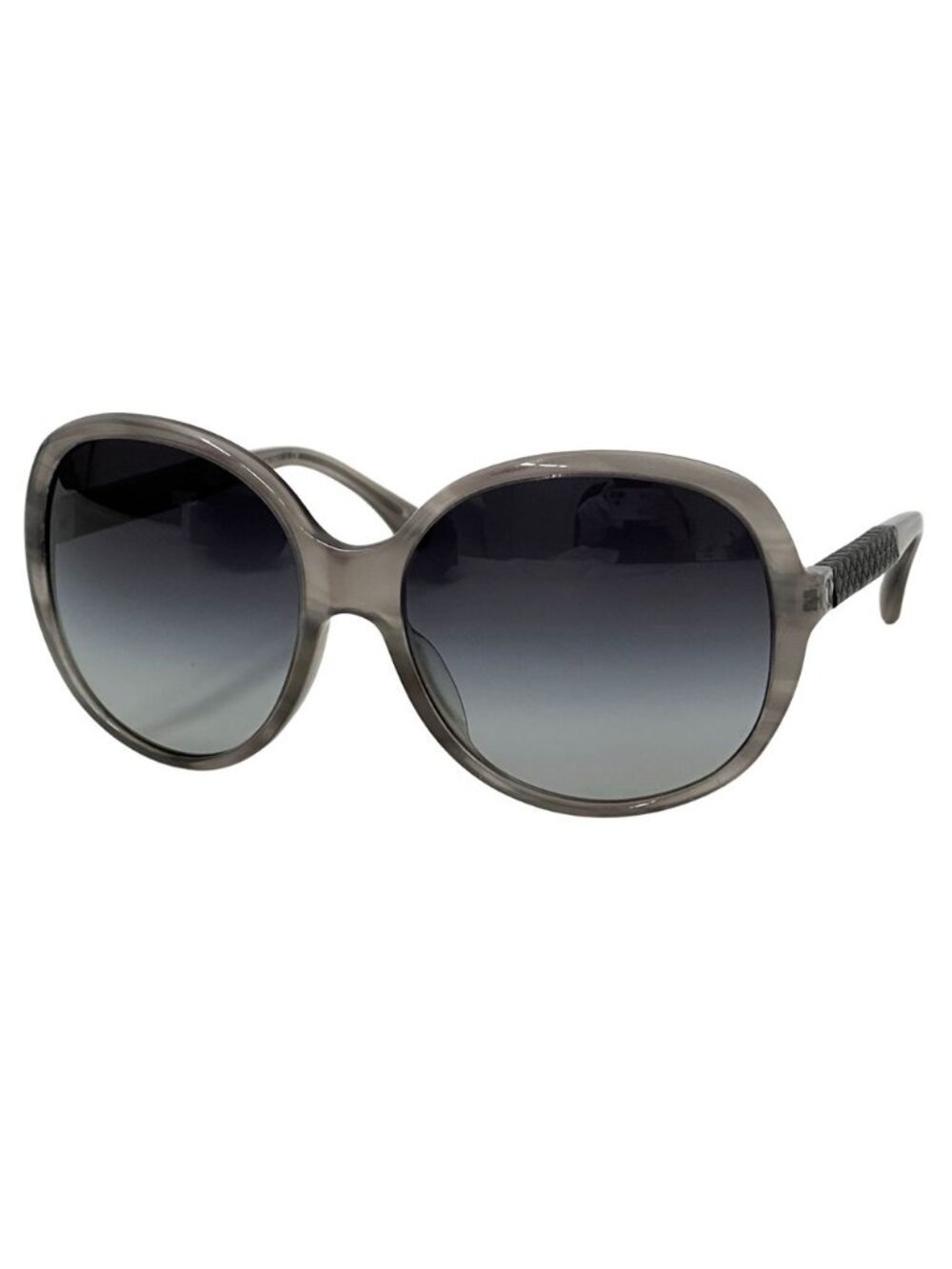 Chanel Sunglasses CC Logo Quilted Gray Black Eyewear - Picture 1 of 15